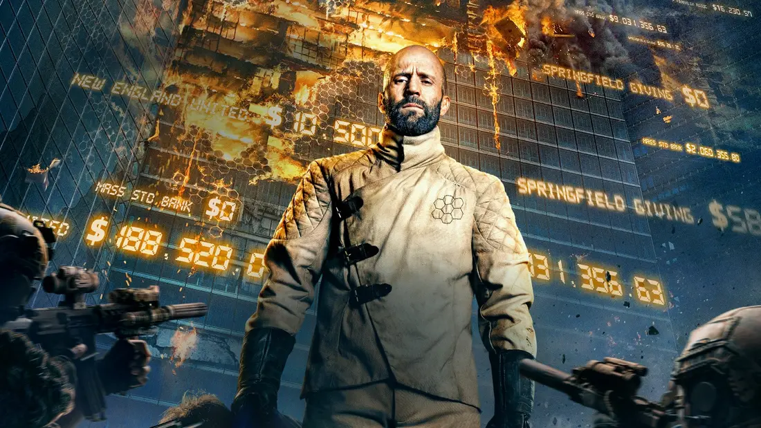 Imagine din filmul The Beekeeper: Răzbunare iminentă (2024)
